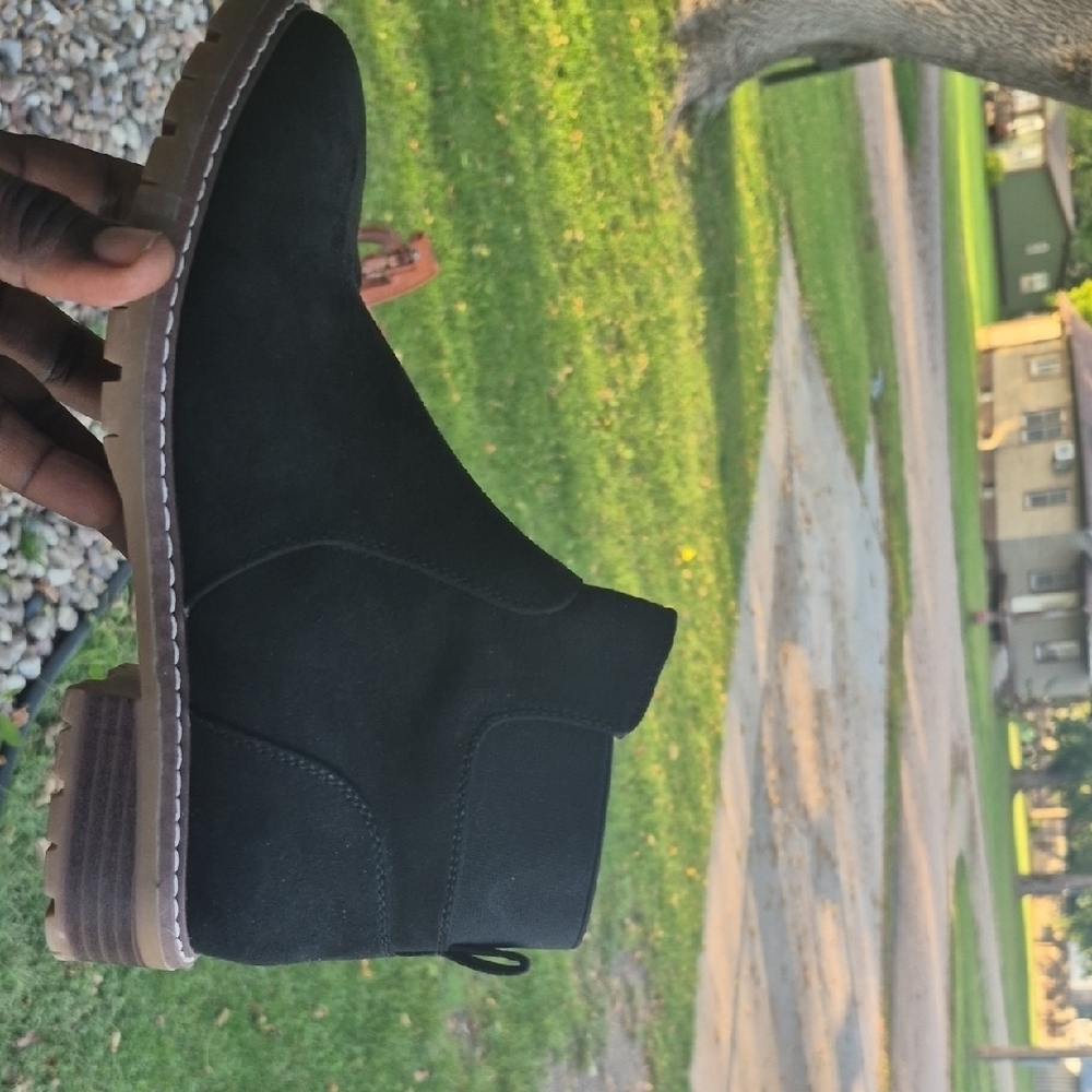 Black Suede Ankle Boots